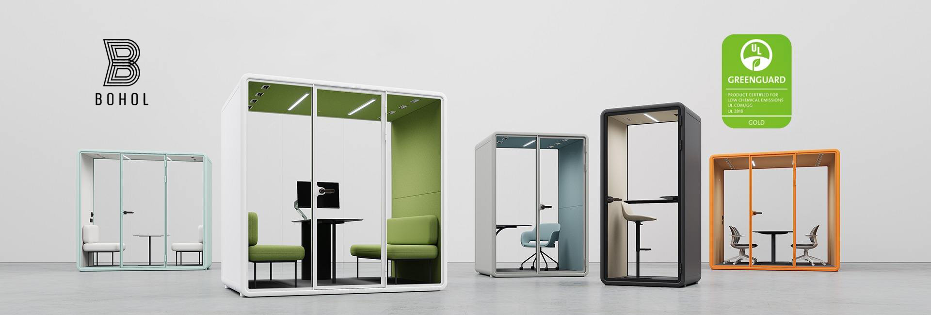 No noise, just creativity.
Engineered for content creators and musicians, BOHOL recording booths deliver professional-grade acoustic treatment in compact form.